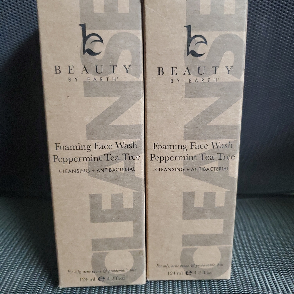Beauty by Earth peppermint tea tree foaming face w